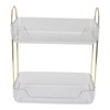 Double Layer Makeup Stand Modern Light Luxury 2 Tier Makeup