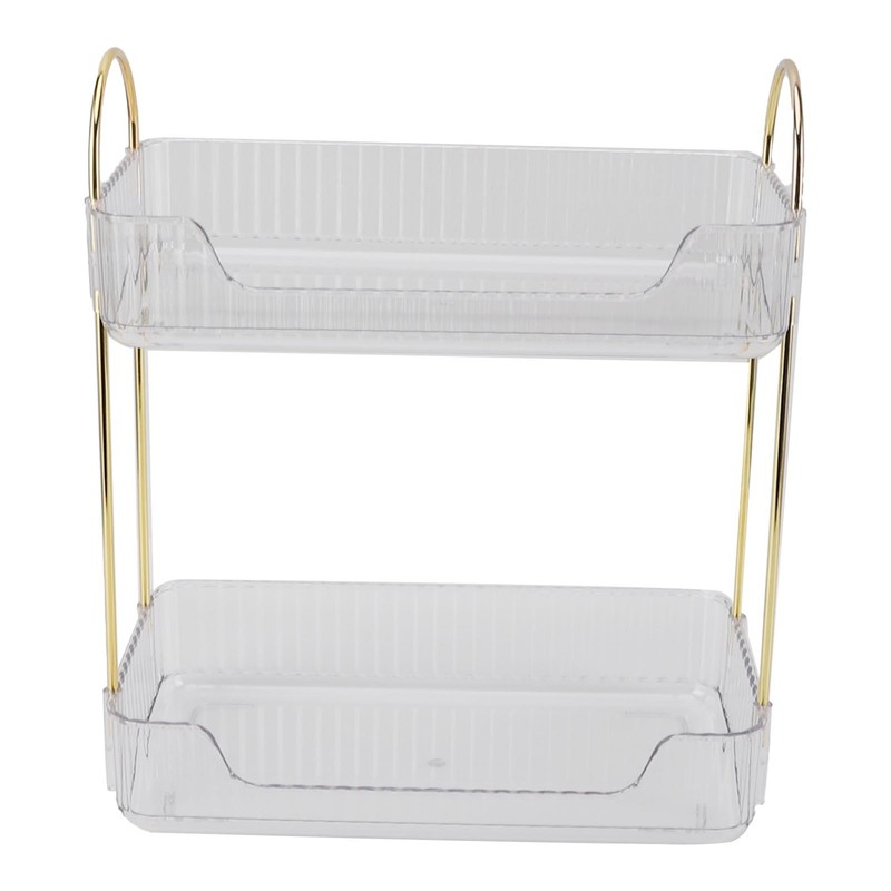 Double Layer Makeup Stand Modern Light Luxury 2 Tier Makeup
