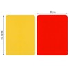 FRXVUC Football Referee Card, Disciplinary Cards, Yellow and Red Card