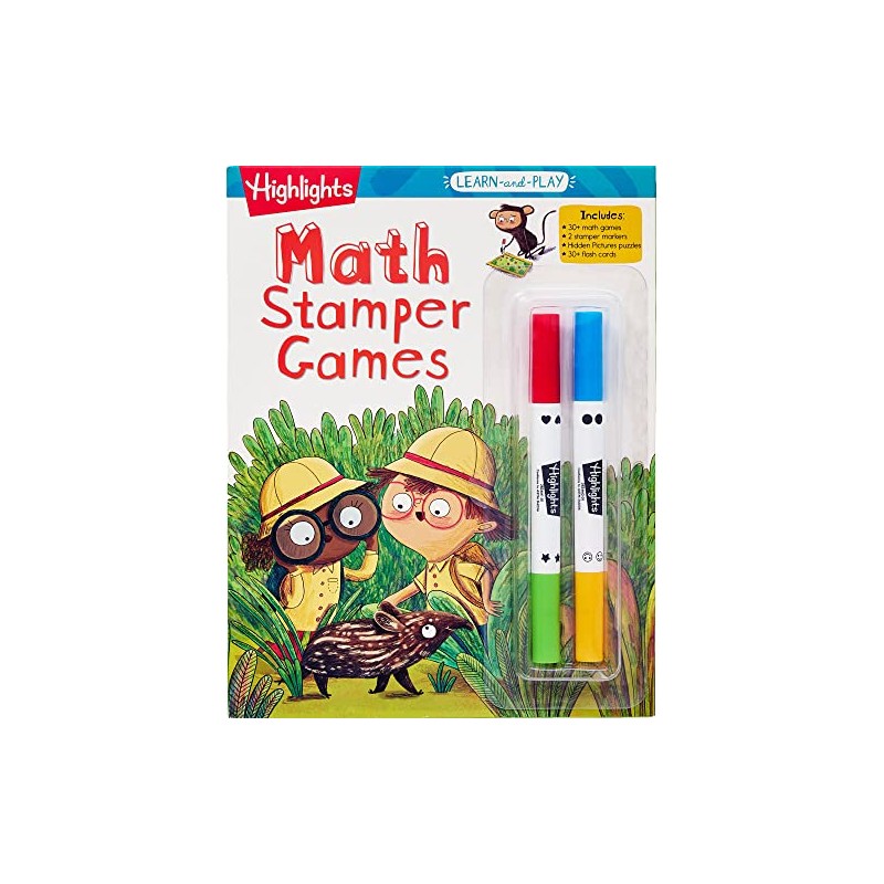 Highlights Learn-and-Play Math Stamper Games