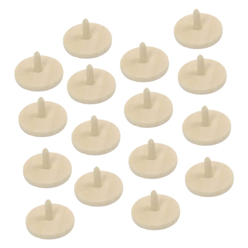 Mipcase 40pcs Wooden Golf Position Markers Durable Ball Positioning Tools