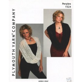 Plymouth Knitting Pattern 1524 Perplex Mobius Wrap - Pattern Only