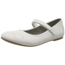 Lico Girls' Alicia V Ballet Flats, White