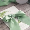 CHUQING Grosgrain Ribbon Light Brown Wedding Decor Ribbon for Gift