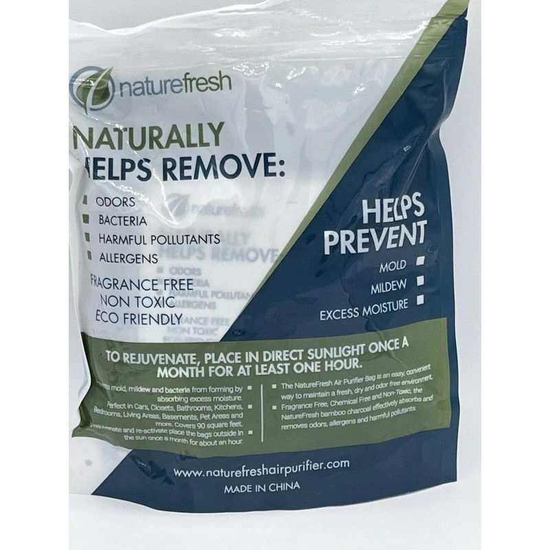 naturefresh Nature Fresh Air Purifier Bag Charcoal Bamboo Purifying Mold