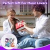 4 Pcs Guitar Fridge Magnets Mini, 1:12 Scale Wooden Musical