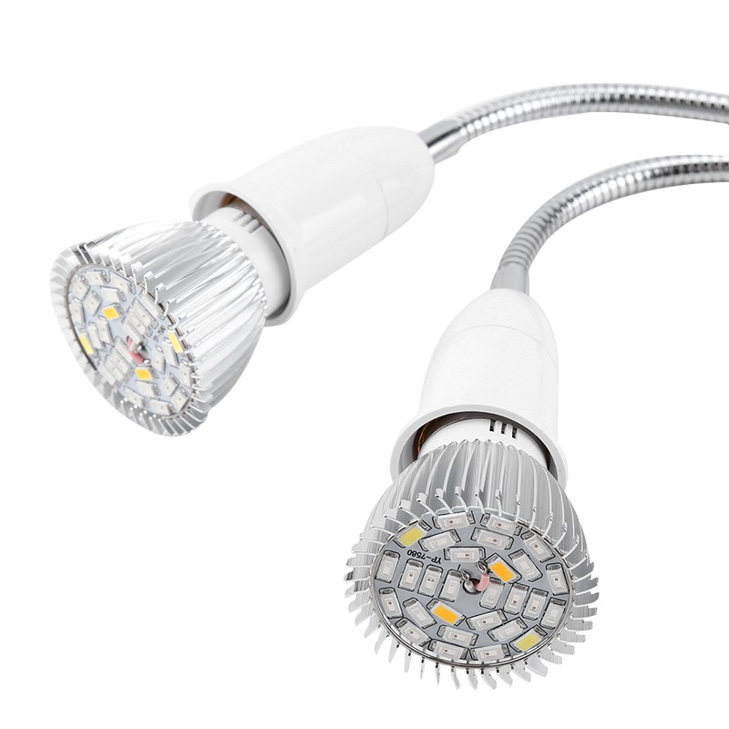 Dual Head 56 LED Indoor Desk Plant Flower Grow Light