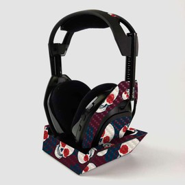 MightySkins Carbon Fiber Skin For ASTRO Gaming A50 Wireless Headphones + Base Station - Skulls N Roses | Protective, Durable Textured Carbon Fiber Finish | Easy To Apply | Made in the USA