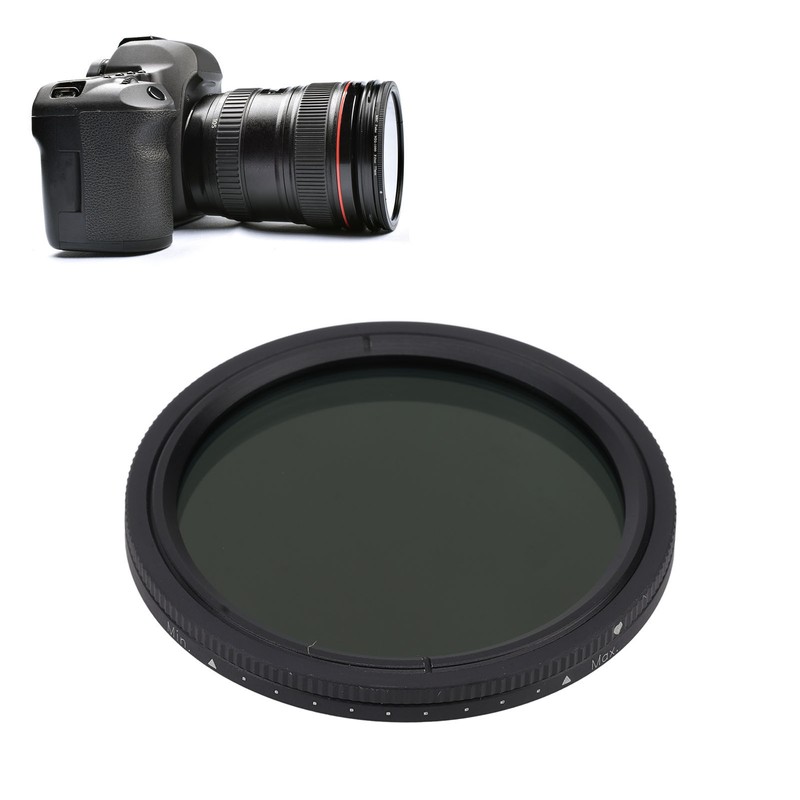 Lightdow Camera ND Filter ND2 to ND1000 Adjustable Optical Glass
