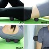 Small Hard Massage Ball 2 Pack. Lacrosse Ball Size Fascia