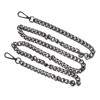 8pcs Curb Chain 8 Side Milled Straight Buckle 1.2meter DIY