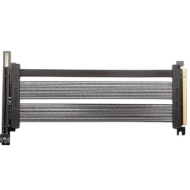 PCIe 4.0 Riser Cable, GEN 4 x16 PCI Express Riser Extender, Flexible High Speed GUP Riser Adapter for Graphics Card Vertical Mount [ PCIE 4.0 ] [ 20cm & 90° ]