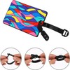 JCZD Travel Luggage Suitcase Labels ID Tags Business Card Holder,
