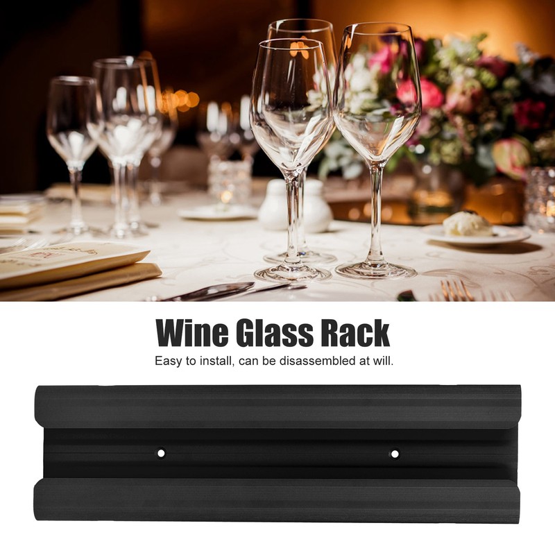 Wine Glass Rack Upside Down Stemware Holder Hanger for Home