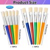 Icetop Large Paint Brushes, 20 Round Flat Toddler Paint Brushes