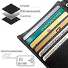 Hans Kniebes Men's Leather Wallet with Latch in Portrait Format