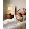 Etonovate Modern Table Lamp for Bedroom, 17.72 Inch Bedside Lamps