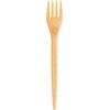 Heku - 10 reusable wood fibre forks, natural, length: 16.5