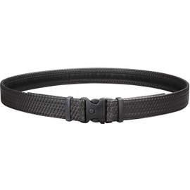 Uncle Mike's Law Enforcement Mirage Basketweave Ultra Duty Belt with Hook and Loop Lining (X-Large, Black)