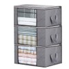LATTCURE Pack of 3 Storage Bags, Foldable Storage Boxes, Large