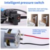 Aimela 12V DC Fresh Water Pump with 2 Hose Clamps,Self