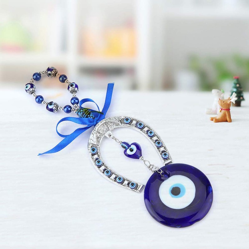 Turkish Blue Evil Eye Blessing Amulet Pendant Craft DIY Decoration