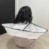 Practical Foldable Self Hair Cutting and Dyeing Cape/Gown Hair Cutting Cape 5ea