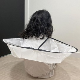 Practical Foldable Self Hair Cutting and Dyeing Cape/Gown Hair Cutting Cape 5ea