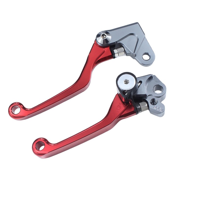 TIRGE Motorcycle CNC Foldable Pivot Clutch Brake Lever Handle for