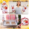 HunnmingRe 6 Pcs Fall Kitchen Accessories Sets, Including Pumpkin Dish