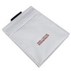 Fireproof Document Holder Pouch Waterproof Fireproof Money Bag with Zipper