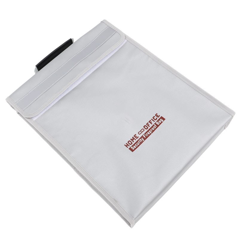 Fireproof Document Holder Pouch Waterproof Fireproof Money Bag with Zipper