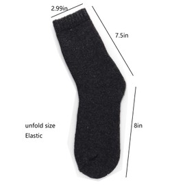 3Pack Men's Wool Blended Winter Super Thick Warm Crew Socks Size 6-11