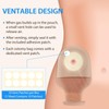 100 PCS Colostomy Bags, 70mm One Piece Ostomy Drainable Pouches