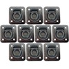 10 pk Flush Mount Recessed Ring Trailer Cargo Tie Down