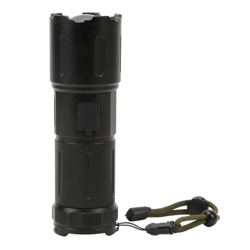 Super Bright Flashlight 5 Gears Zoomable Waterproof Rechargeable 40W High