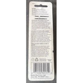 PARKER Quink Ink Cartridge Pack of 10 Refills Permanent Blue-Black NOS 30171