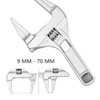Adjustable Wrenches Open-End Wide Jaw Spanners Wrenches | 9-70mm |