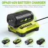 40V 6.0Ah Battery for Ryobi 40 Volt Li-Ion OP40602 OP40261