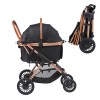 4-Wheel Pet Stroller with Rotate Brakes 66 Lbs Weight Capacity