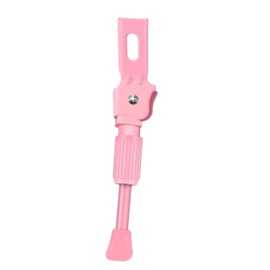 F Fityle Kids Bike Kickstand Foot Kick Stand Bikes Support Racks, Replacement Outdoor Mountain Bike Rear Mount Side Kickstand, pink 16inch