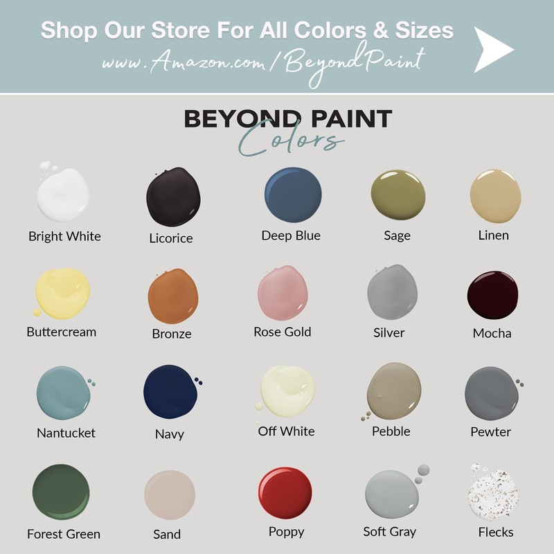Beyond Paint Countertop Makeover Kit with Paint, Sealer, Flecks and