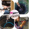 lasuroa 6pcs Sewer Jetter Nozzle Kit with Quick Connector &