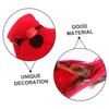 FUNOMOCYA Vibrant Red Birds Christmas Decor Artificial Bird Figurines Home