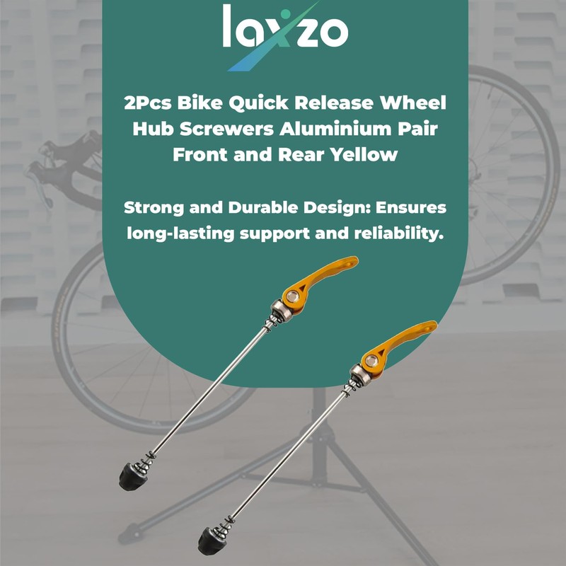 Laxzo ® 1 Pair Bike Quick Release Skewer Front Rear