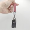 Llavero universal de piel auténtica, llavero de coche resistente, para