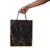ysmile Marble Black 12" Large Gift Paper Bag with Tissue