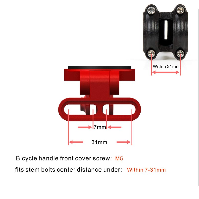 corki Wahoo Fahrrad-Computer-Halterung, Fahrrad-Lenkerhalterung für Wahoo Radcomputer/ELEMNT/ELEMNT Bolt/ELEMNT Mini/ELEMNT ROAM