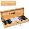 Bamboo Kitchen Knife Holder Lock Box - Knife Drawer Organizer