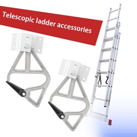 ECUTEE 2 x Sliding Ladder Locks, Extension Ladder Locks, Ladder Lock Kit, Robust Sliding Ladder Parts, Extension Ladder Locks, Accessories for Telescopic Ladder